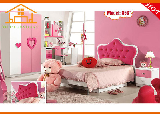 China Bisini Luxury Iron Bedroom Furniture modern Kids bedroom furniture kid car bed Bed Type and Wood Material wood children supplier