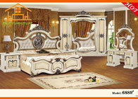 Novel design Wonderfultop hotel french antique chinese tiger wood royal furniture gold bedroom sets