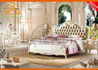 Latest design classic luxury white antique spanish furniture Wholesale Antique Foshan bedroom furniture set