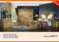 antique Latest double Arabic style Double cheap king size royal luxury bedroom furniture set for sale