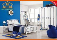 New korean e1 mdf teenage kids blue cheap environmental bedroom furniture sets