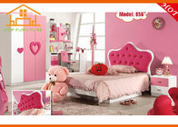 hot sale 2016 modern MDF pink Cheap twin size children toddler bed for kids