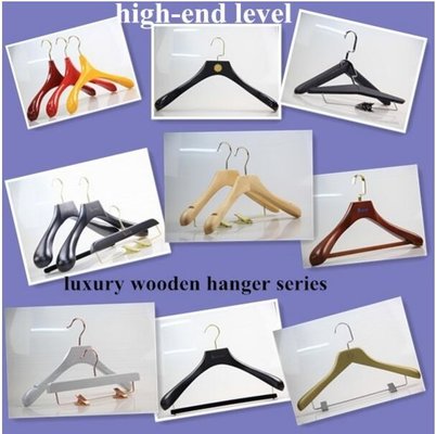 China luxury wooden  hanger supplier