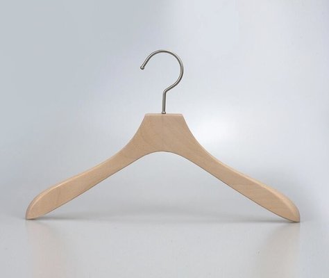 China Wholesale Deluxe Wash White Coat Hangers supplier