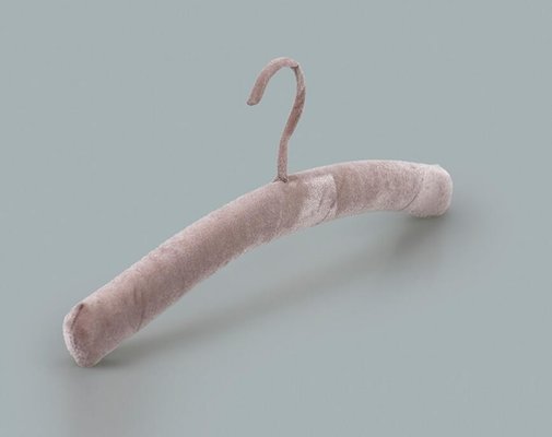 China Anti Slip pink Satin Hanger For Garment Display supplier