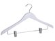 Popular Hotel Pant Hanger Wooden With Clips For Adult Pants supplier
