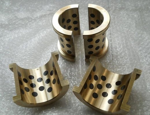 Metallic Self-lubricating Bearings Bronze SAE430B with graphite