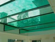 glass balcony, laminated glass, size at 300x300mm, float glass, color glass, double pane, for glazing windows