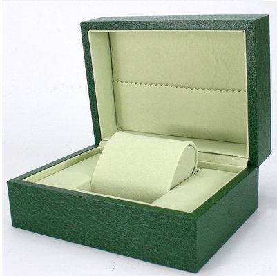 China Green Paper Watch Box / Jewelry Wooden Box Packaging Eco-friendly supplier