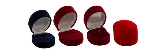 China Coin box jewelry velvet box supplier