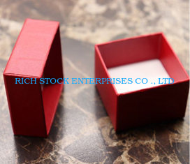 China Red paper ring boxes supplier