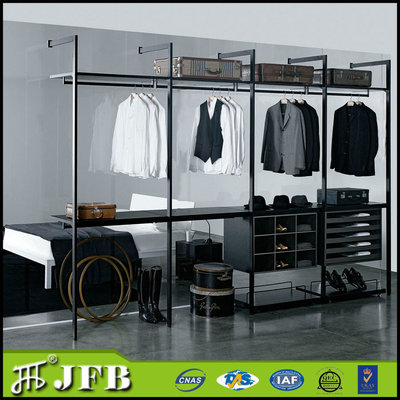 China Comparable things made aluminum wardrobe pole system wardrobeon sale closet furniture factory supplier