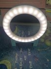 thr Age of full-screen-rechargeable selfie circle light with 500mnA lithium battery with makeup mirror