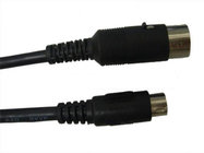 Black Braid Power Din Cable MIDI Interface / 8Pin MIDI Cable Male to Male