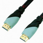High Speed HDMI Cable with Gold Connector, Metal Connector, Double color Connector