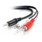 2m/3m/4m/5m 3.5mm-2RCA Male to Male Audio Cable RoHS,UL