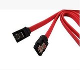 SATA 30 AWG Thin 0.5m/1m  flat SATA 3Gbps Data 7-Pin Cable with Latch