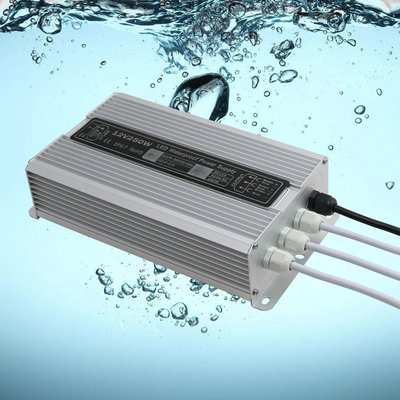 China 12v 250w waterproof power supply IP67 with coffee color LED transformer Adapter for LED Light supplier
