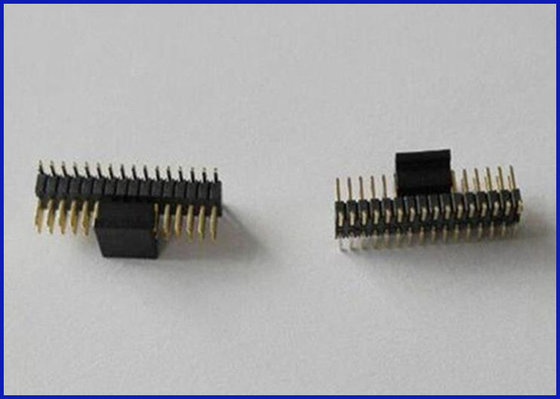 China Pitch 1.27mm MALE SMD 2*16p(LCP housing) H:3mm connector Black Gold-plated supplier