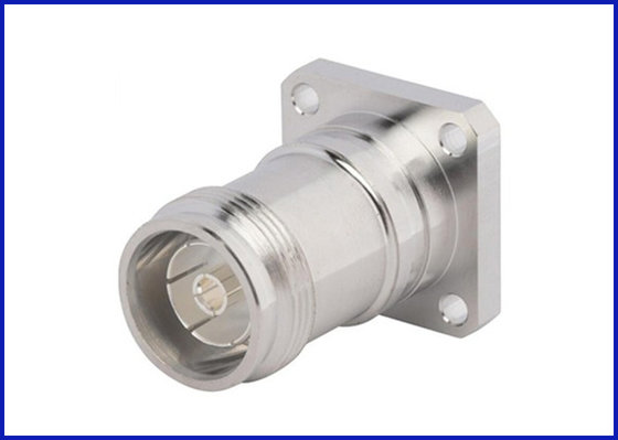 China 4.3-10 RF Connector M3 Threaded Four Hole Flange Straight Female supplier