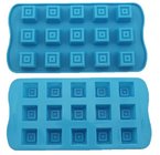 New Arrival 15 Cavities Food Grade Square Shape Silicone Chocolate Mold