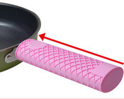 Hot-selling Non Slip Customized Silicone Pot Handle Holder for Heat Resistant Kitchen Utensils