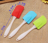 Heat Resistance Personalized Silicone Spatula With PP Material Frosted Handle 7 Inches