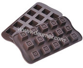 New Arrival 15 Cavities Food Grade Square Shape Silicone Chocolate Mold