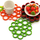 Heat Resistant Circular Bubble Shape Heat Proof Mat Kitchen Table Silicone Mat/Pad