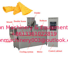 China Automatic corn bugle chips fried snacks making machine production line supplier