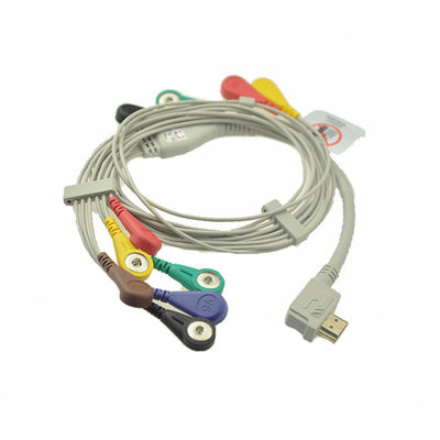 China DMS  ECG EKG Cable HDMI One Piece Series ECG cable With Leadwires supplier
