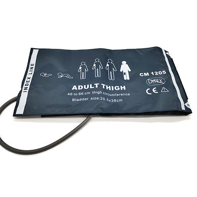China CM single tube large size 42cm-66cm blood pressure cuff medical NIBP cuff with bladder supplier