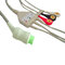 Siemens 10pin 3 lead clip ECG cable and leadwires, one piece TPU ECG cable for patient monitor supplier