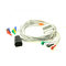 Zoll aed E series M series 10 lead ekg cable, ecg cable and leadwires banana plug supplier