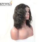 Unprocessed cuticle aligned hair brazilian natural wave human hair lace front wig