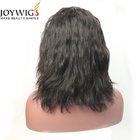 Unprocessed cuticle aligned hair brazilian natural wave human hair lace front wig