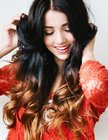 Hot sale no tangling human hair Peruvian half lace ombre wig
