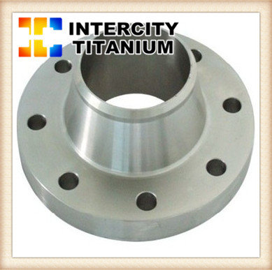 ASTM B 16.9 raised face welding neck ASTM B381 WNRF titanium flange China Manufacturer