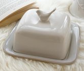 supply ceramic butter dish with cover