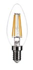 LED Filament 3w candle 300 lumen Indoor lighting bright European royal family transparent retro chandelier crystal lamp