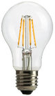 LED Filament 6w A60 620 Lumen LAMP Retro Saving Energy Indoor Chips Transparent Glass Bulb House Office Used EU Model