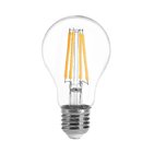 LED commercial A60 E27 8w glass bulb decorative clear vintge 100lm/w bright glass transparent retro filament bulb light