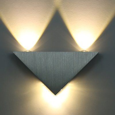 China 9W LED Triangle Designed Aluminum LED Wall Light supplier