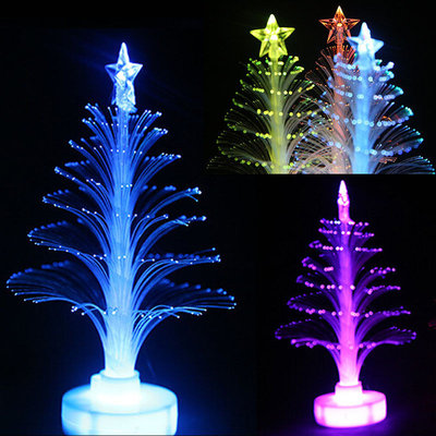 China Colorful LED Fiber Optic Nightlight Christmas Tree Light supplier