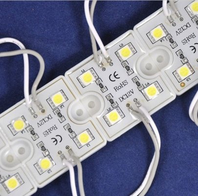 China 5050 4 LED Modules White/Warm White Waterproof IP67 DC12V For LED signs / shop fitting supplier