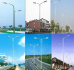 street lights galvanized steel lamp post street light pole China manufacturers for sale