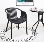outdoor or indoor round armrest modern plastic chair