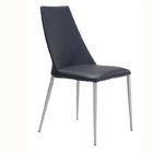 Modern Contemporary Dining Chair , Black, Faux leather dining chair