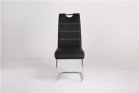 classical popular black dining chair leather