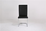 Bazhou pu leather black z dining chair
